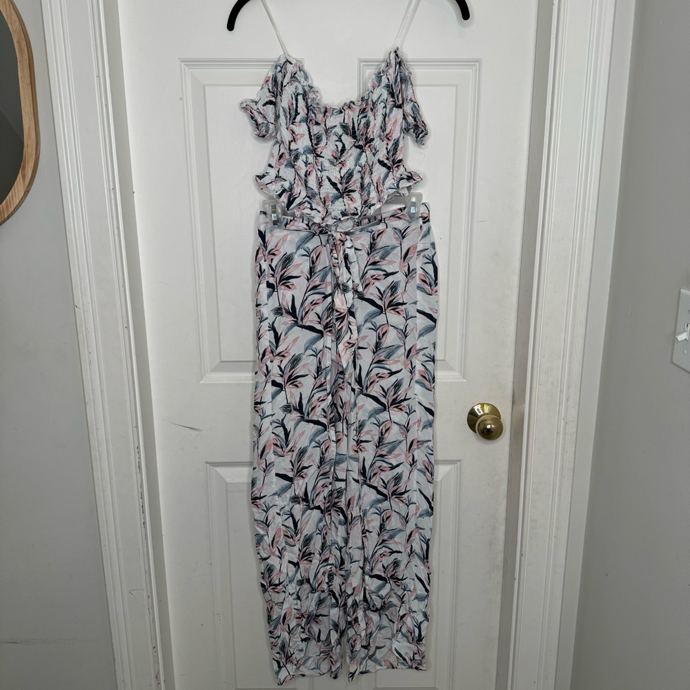 Kiwi Punch Coordinating Set Pants Vacation Resort Crop Top Size Large